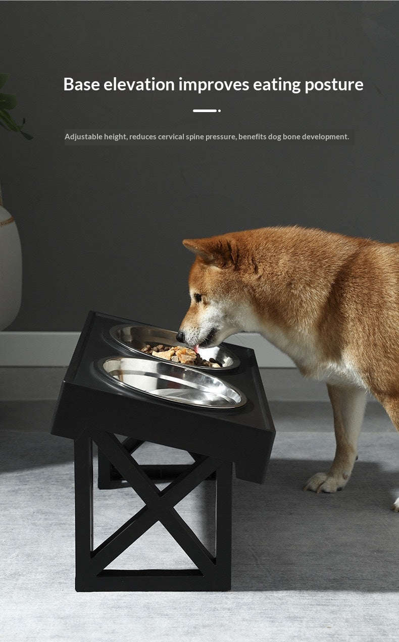 Adjustable Elevated Pet Bowl - Pawtique