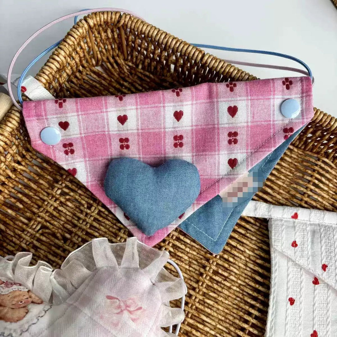 Adjustable Reversible Dog Bandana Bib - Pawtique