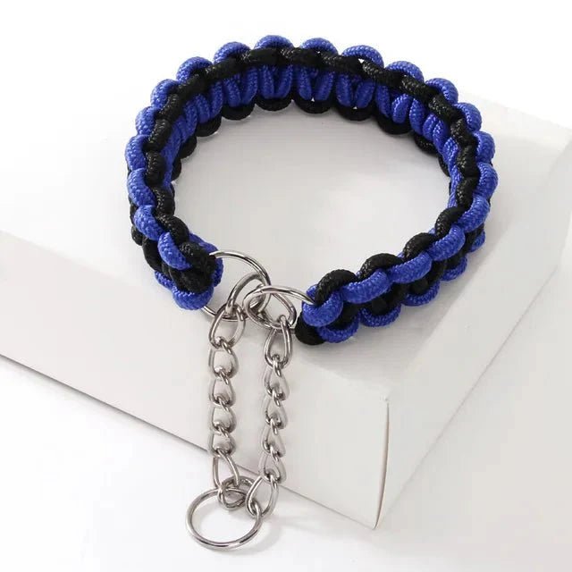 Adjustable Woven Nylon P - Chain for Dogs - Pawtique