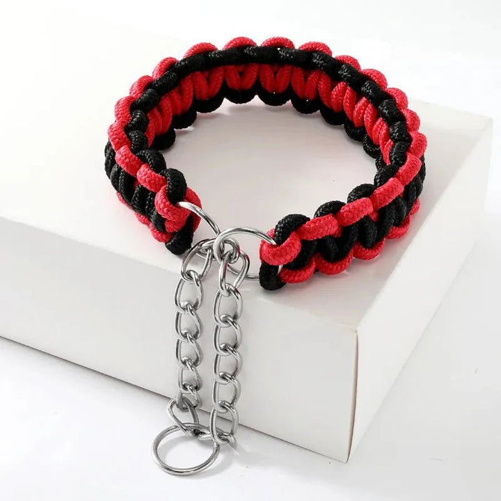 Adjustable Woven Nylon P - Chain for Dogs - Pawtique