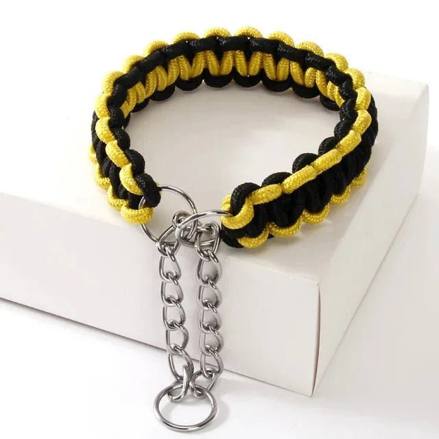 Adjustable Woven Nylon P - Chain for Dogs - Pawtique