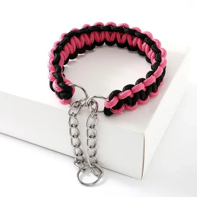 Adjustable Woven Nylon P - Chain for Dogs - Pawtique