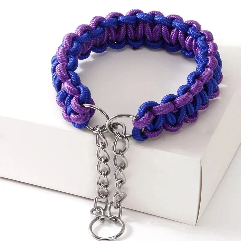 Adjustable Woven Nylon P - Chain for Dogs - Pawtique