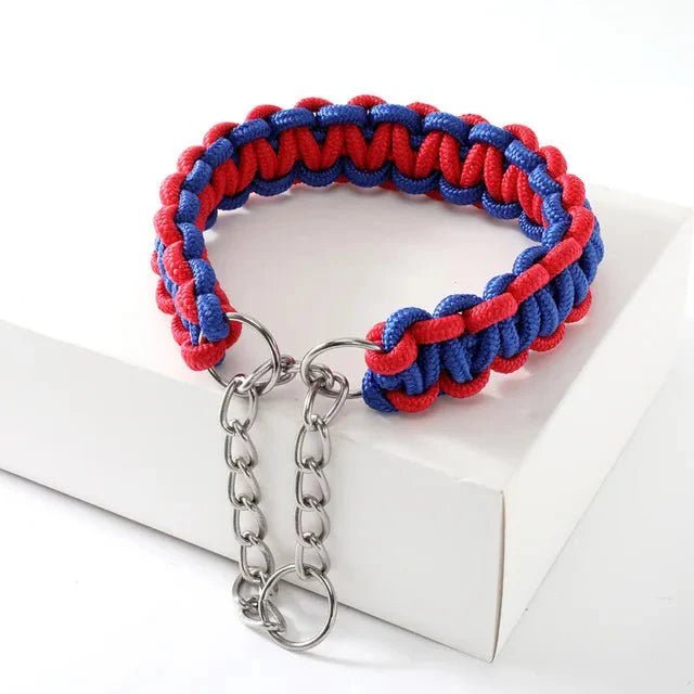 Adjustable Woven Nylon P - Chain for Dogs - Pawtique