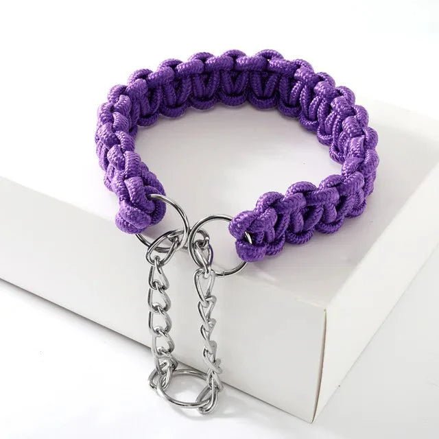 Adjustable Woven Nylon P - Chain for Dogs - Pawtique