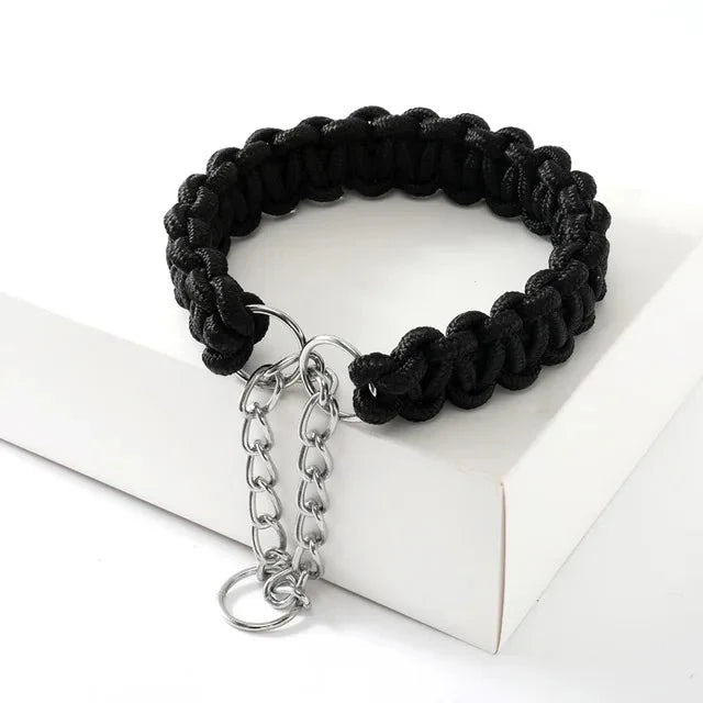 Adjustable Woven Nylon P - Chain for Dogs - Pawtique