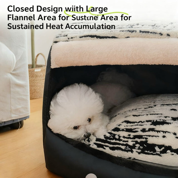 All - Season Enclosed Pet Bed - Removable and Washable - Pawtique