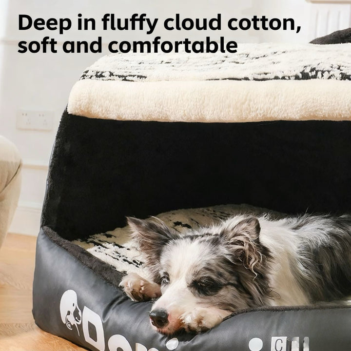 All - Season Enclosed Pet Bed - Removable and Washable - Pawtique