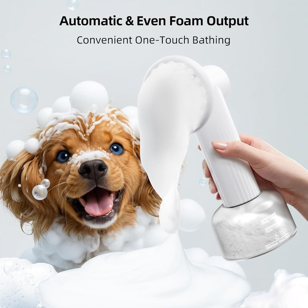 Automatic Foaming Pet Bath Brush - Pawtique