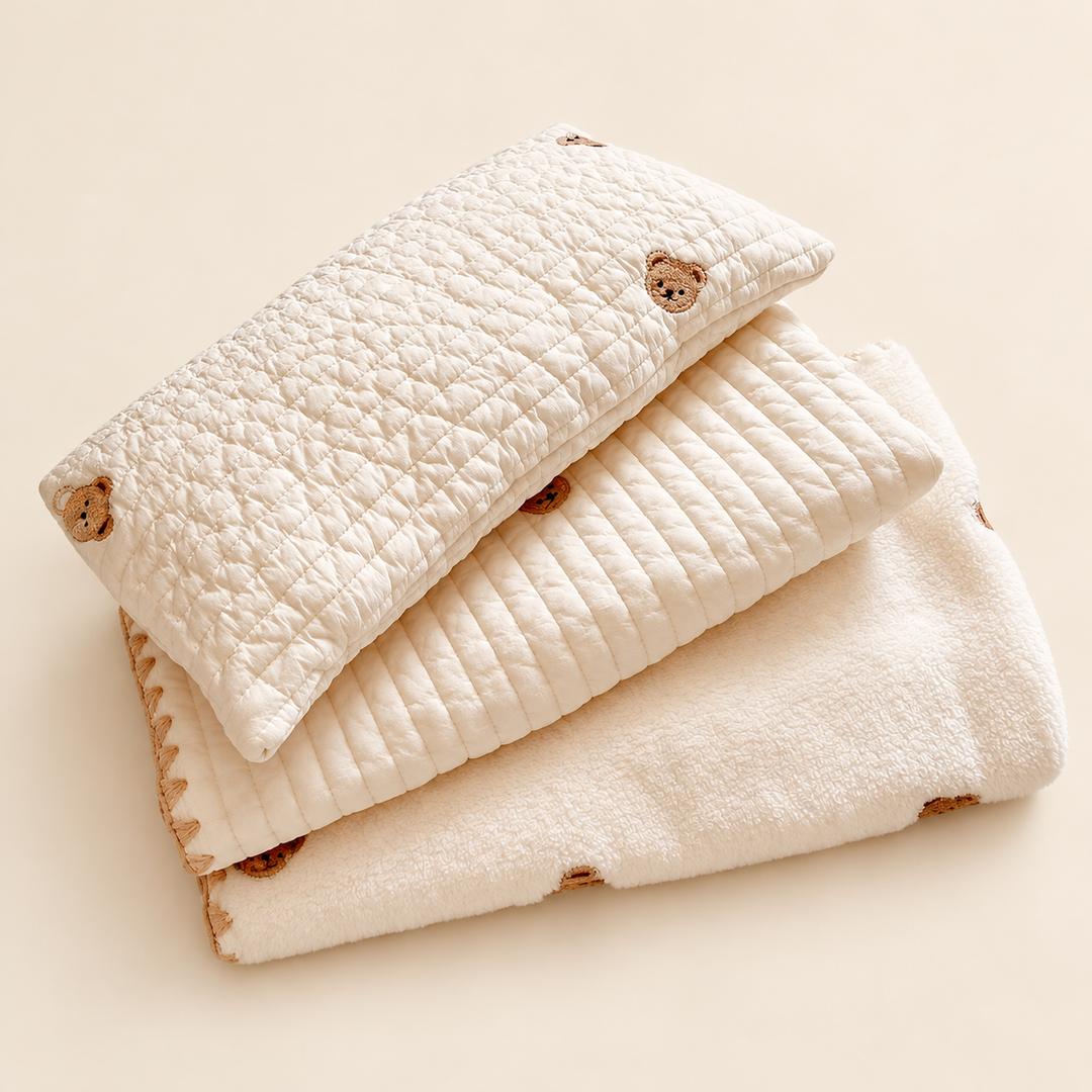 BearHug three-piece pet bedding set: hero