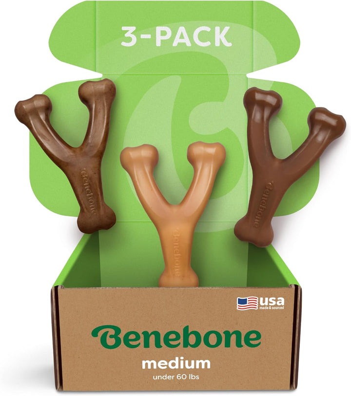 Benebone Bacon Wishbone Chew Toy - Pawtique