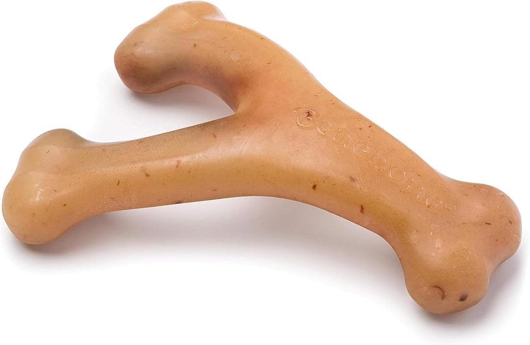Benebone Bacon Wishbone Chew Toy - Pawtique