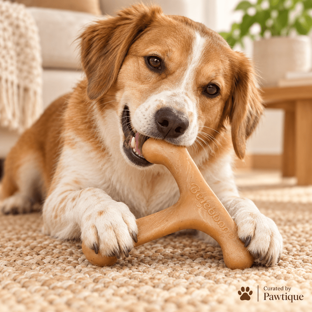 Benebone Bacon Wishbone Chew Toy - Pawtique