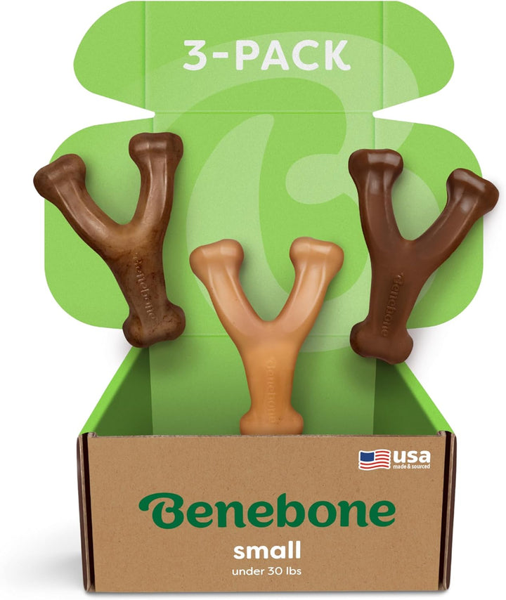 Benebone Bacon Wishbone Chew Toy - Pawtique