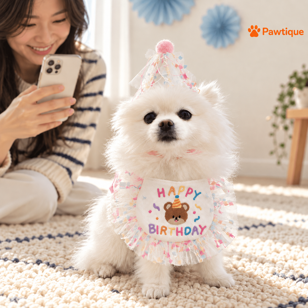 Pink birthday set photo moment