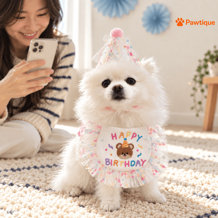 Pink birthday set photo moment