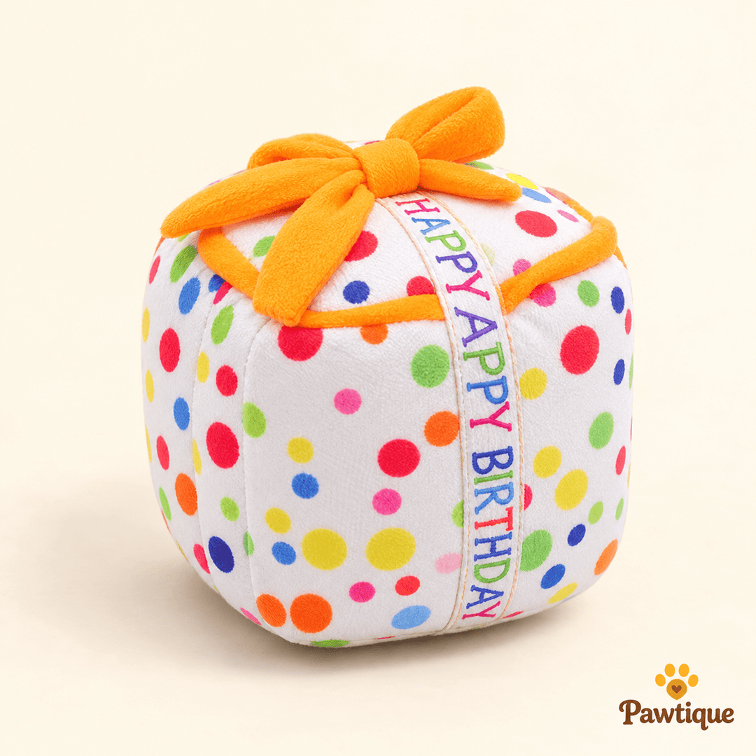 Birthday Cake Squeaky Toys - Pawtique