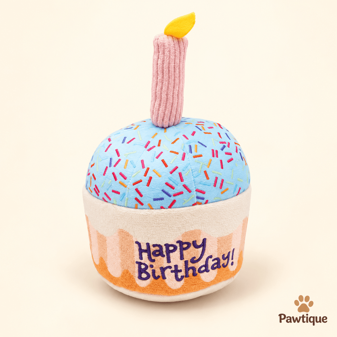 Birthday Cake Squeaky Toys - Pawtique