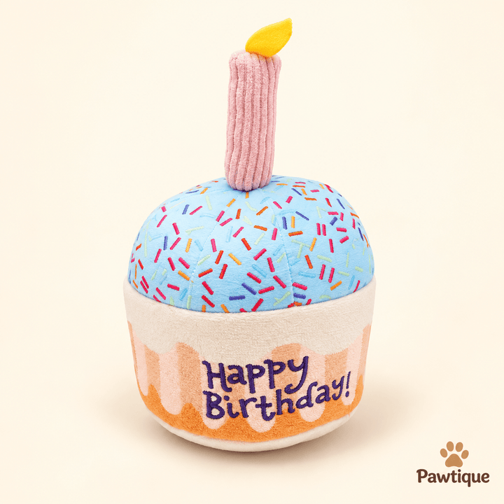 Birthday Cake Squeaky Toys - Pawtique