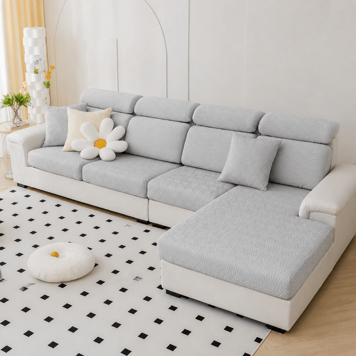 BreezeGuard Cooling Water-Resistant Stretch Sectional Couch Cover - Pawtique