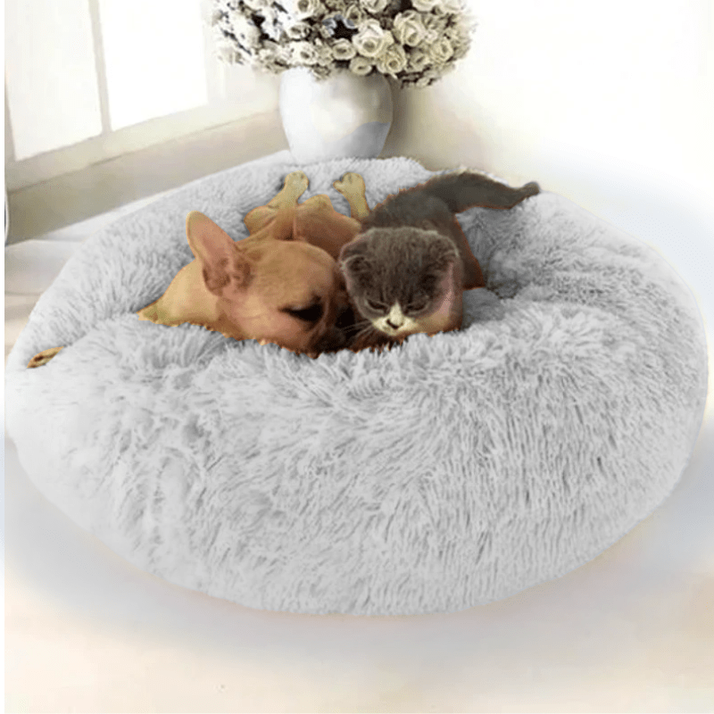 Calming Pet bed | Comfy Dog Bed High Stretch Soft Faux Fur for Dogs &amp; Cats - Pawtique