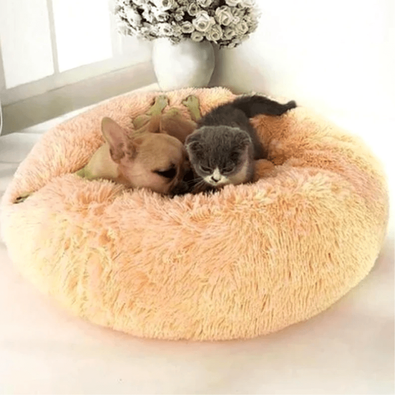 Calming Pet bed | Comfy Dog Bed High Stretch Soft Faux Fur for Dogs &amp; Cats - Pawtique