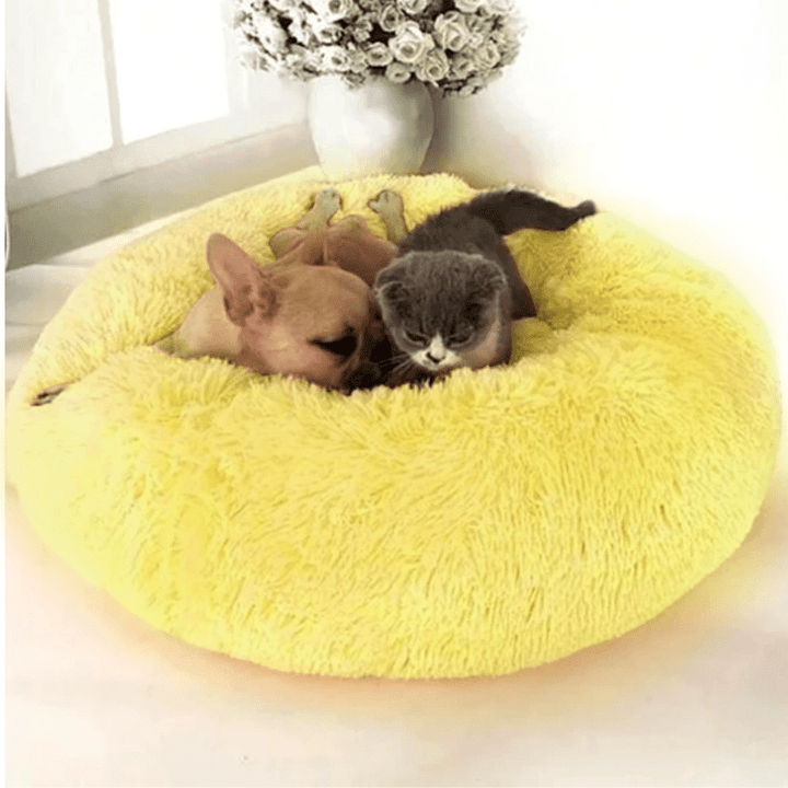Calming Pet bed | Comfy Dog Bed High Stretch Soft Faux Fur for Dogs &amp; Cats - Pawtique