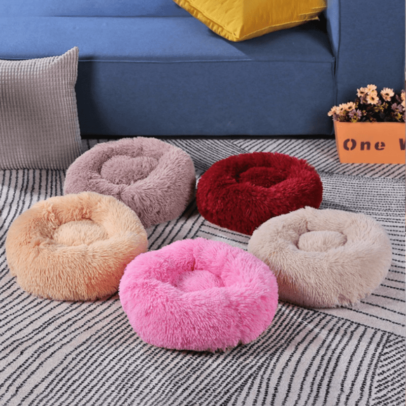 Calming Pet bed | Comfy Dog Bed High Stretch Soft Faux Fur for Dogs &amp; Cats - Pawtique