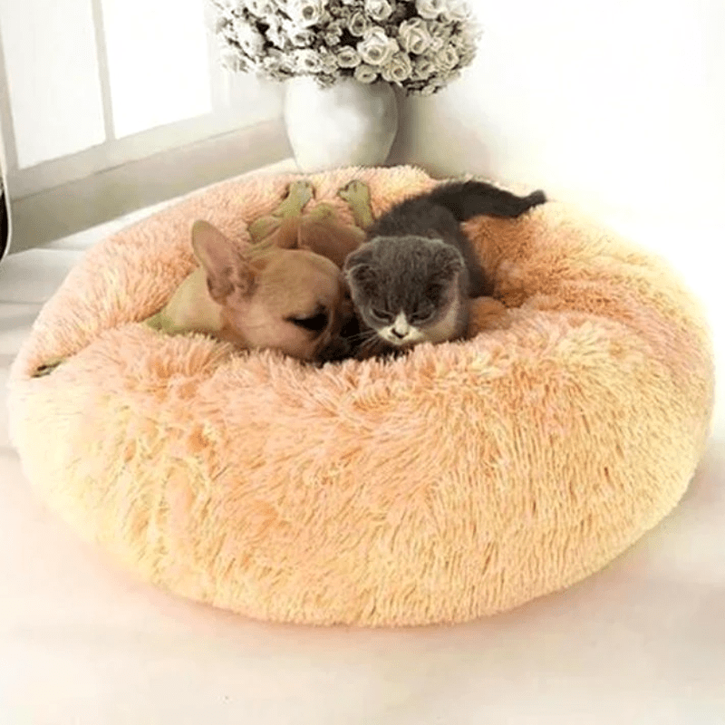 Calming Pet bed | Comfy Dog Bed High Stretch Soft Faux Fur for Dogs &amp; Cats - Pawtique