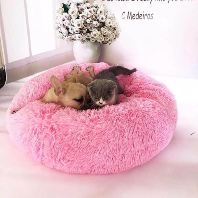 Calming Pet bed | Comfy Dog Bed High Stretch Soft Faux Fur for Dogs &amp; Cats - Pawtique