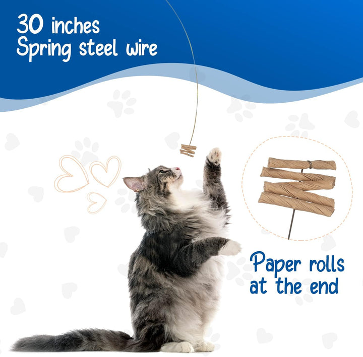 Cat Dancer Interactive Wand Toy - Pawtique