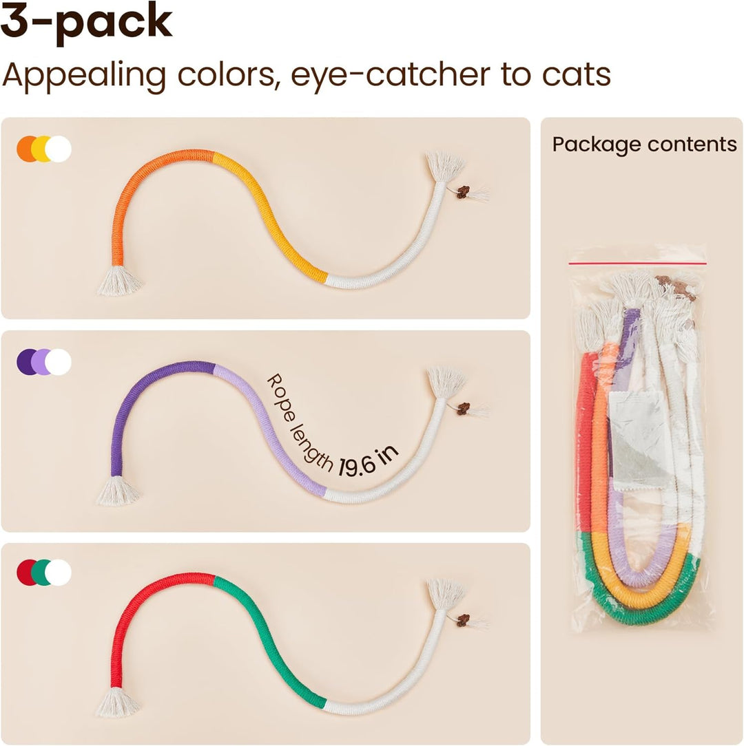 Catnip Chew Rope Toy Set - Pawtique
