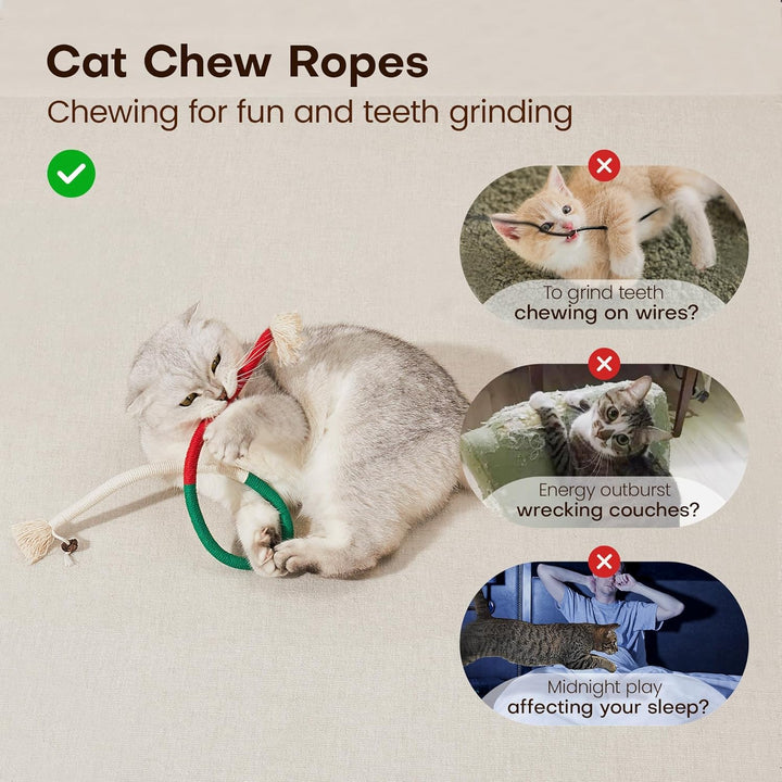 Catnip Chew Rope Toy Set - Pawtique