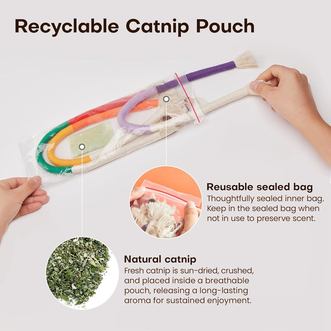 Catnip Chew Rope Toy Set - Pawtique