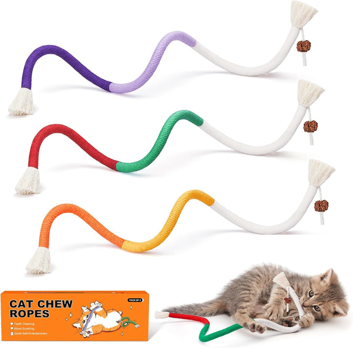 Catnip Chew Rope Toy Set - Pawtique