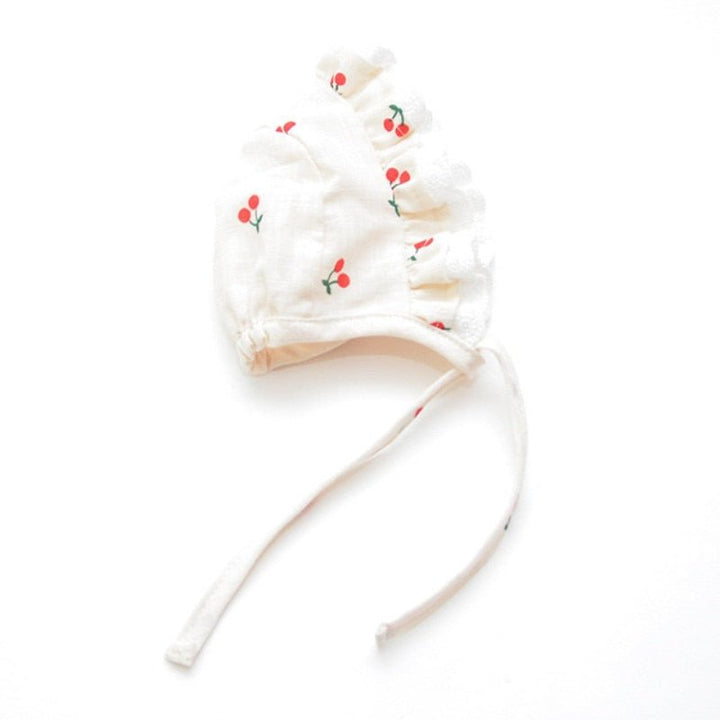 Cherry Printed Dog Cat Dress With Hat - Pawtique