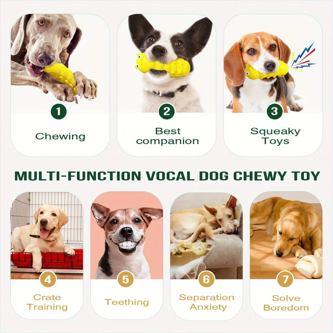Chew Toy Tough Enduring Squeaky Interactive - Pawtique