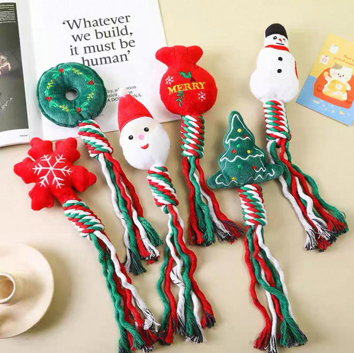 Christmas Pet Squeaky Toy - Pawtique