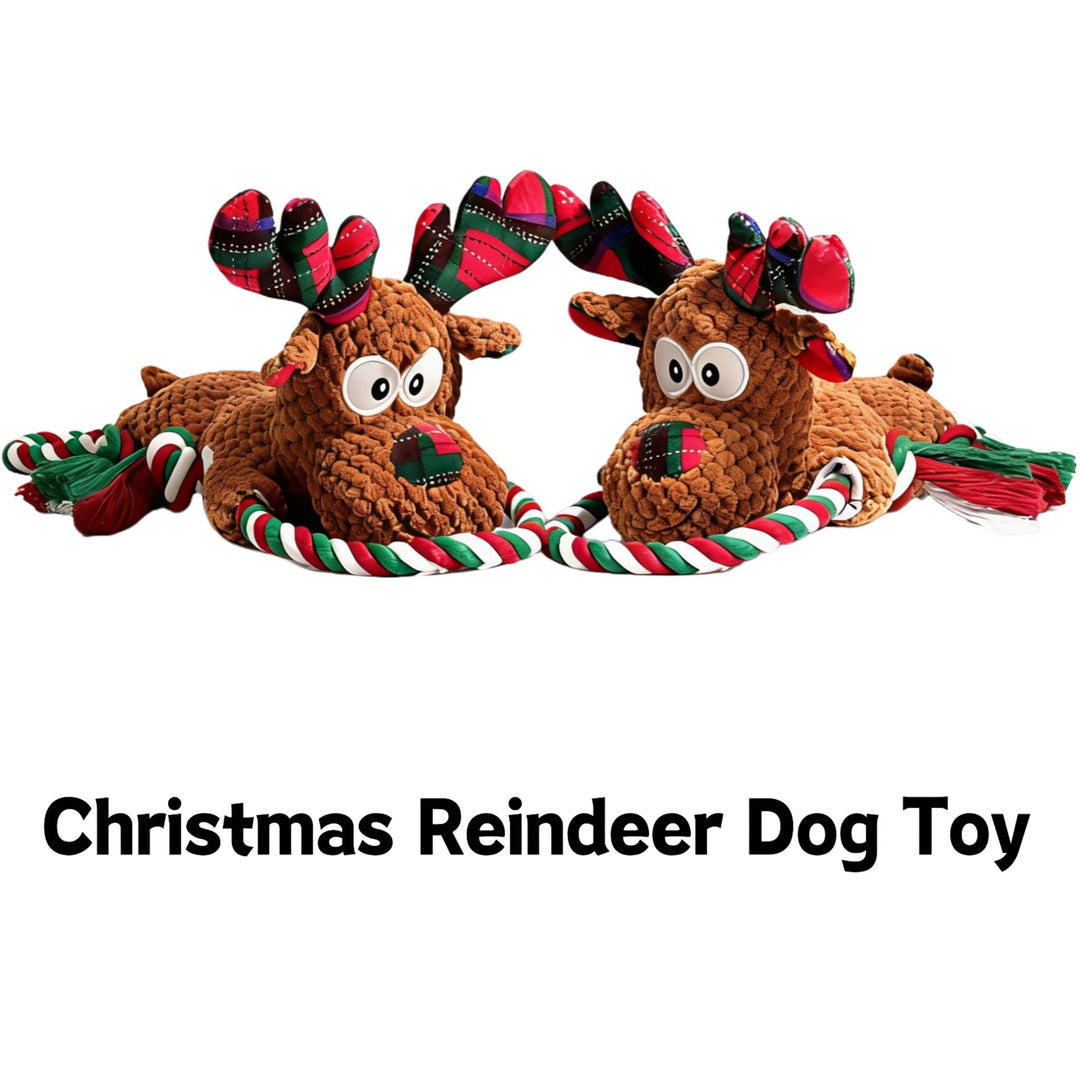 Christmas Reindeer Dog Toy — a festive companion made for merry playtime. - Pawtique