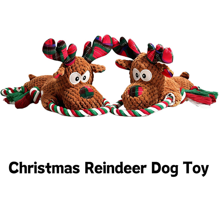 Christmas Reindeer Dog Toy — a festive companion made for merry playtime. - Pawtique