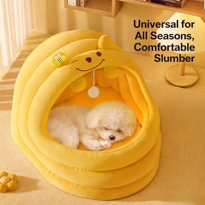 Christmas Tree Pet Bed – Cozy &amp; cute, a festive little world for your furry friend! - Pawtique