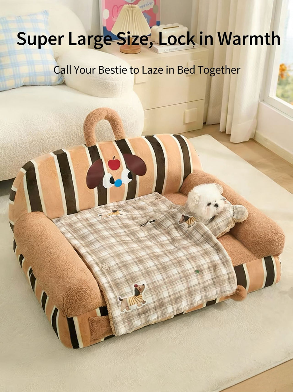 Cloud - Like Pet Blanket Pillow Combo - Pawtique