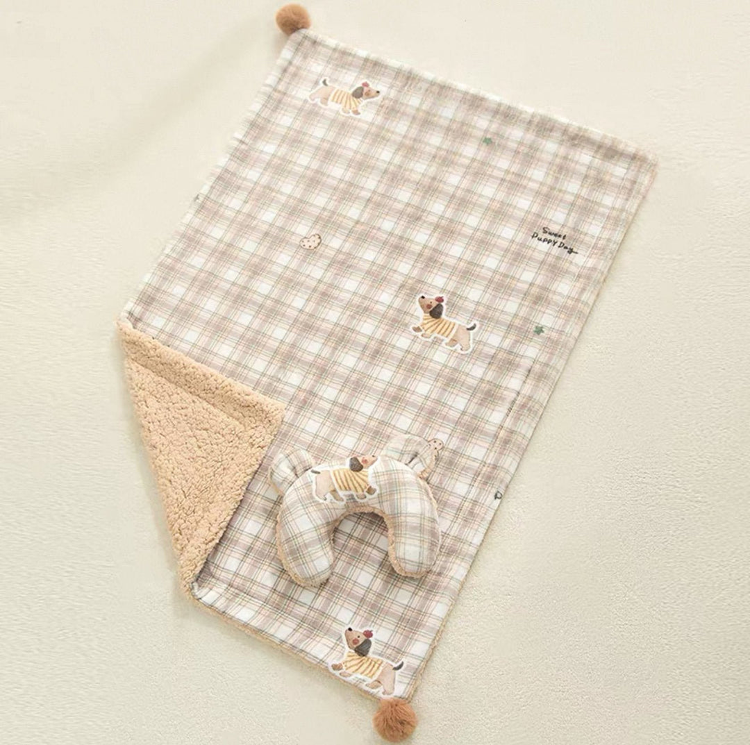 Cloud - Like Pet Blanket Pillow Combo - Pawtique