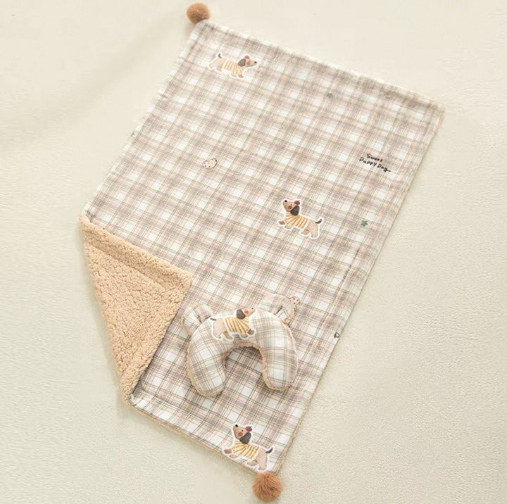 Cloud - Like Pet Blanket Pillow Combo - Pawtique