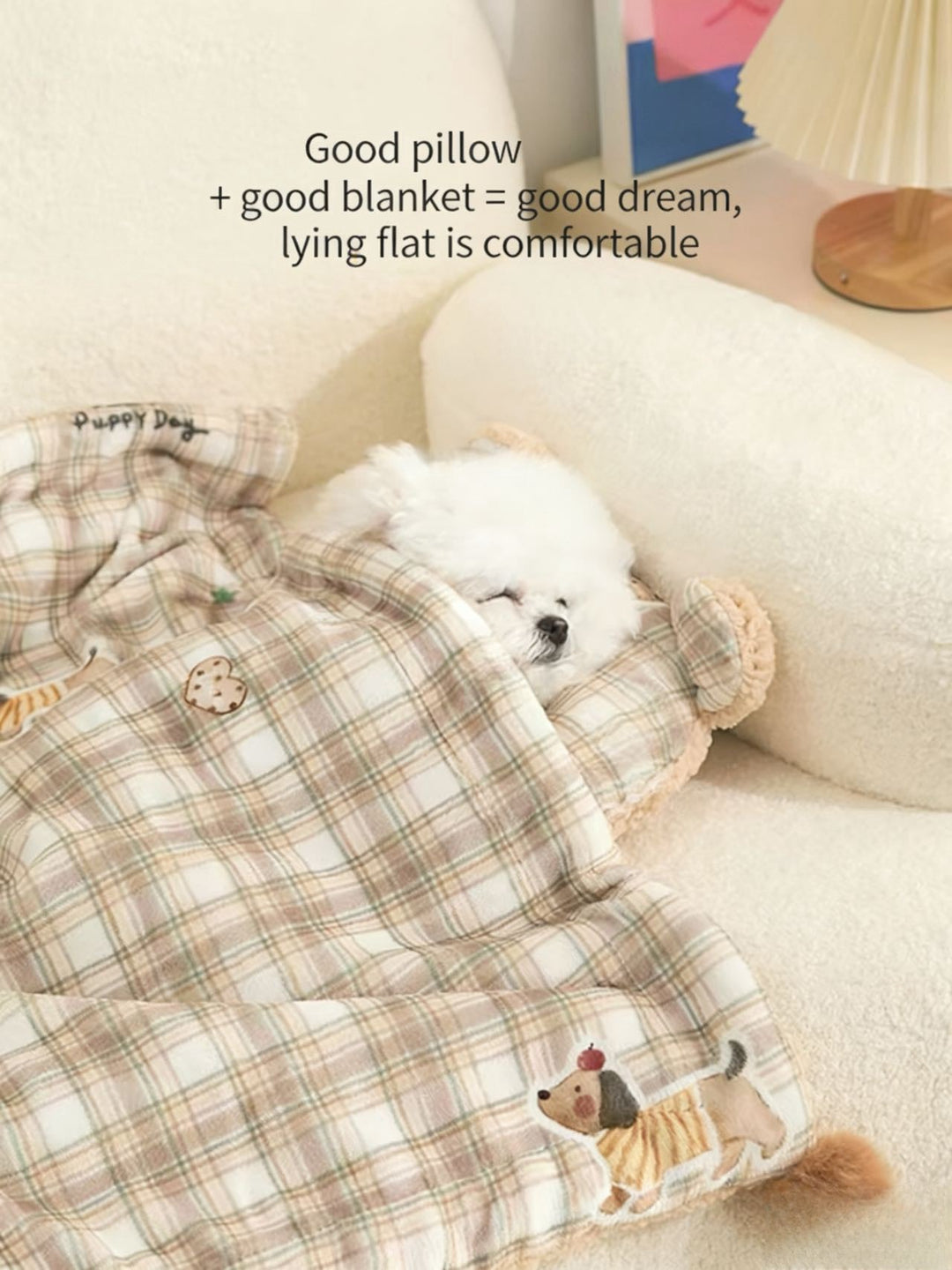 Cloud - Like Pet Blanket Pillow Combo - Pawtique