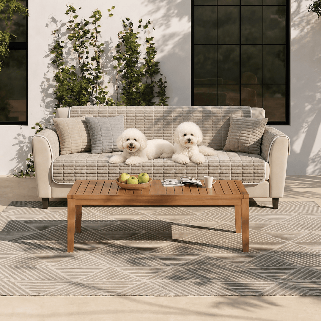 CloudRib Waterproof Flannel Pet Sofa Cover - Pawtique