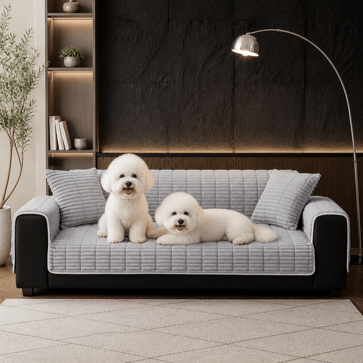 CloudRib Waterproof Flannel Pet Sofa Cover - Pawtique