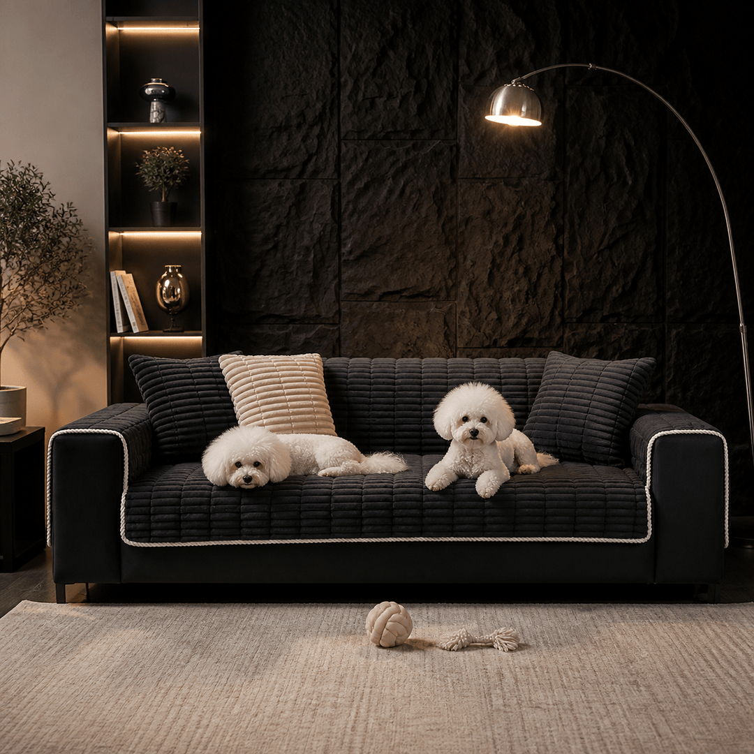 CloudRib Waterproof Flannel Pet Sofa Cover - Pawtique