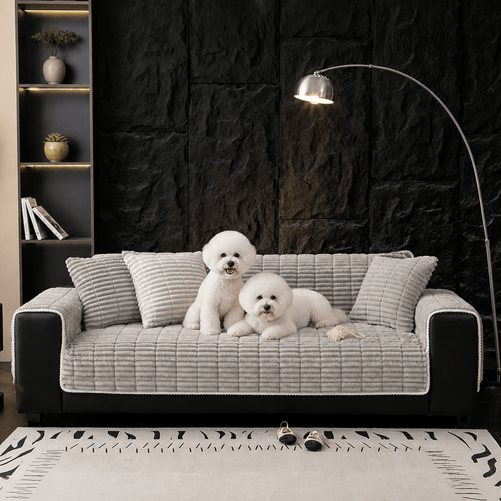 CloudRib Waterproof Flannel Pet Sofa Cover - Pawtique