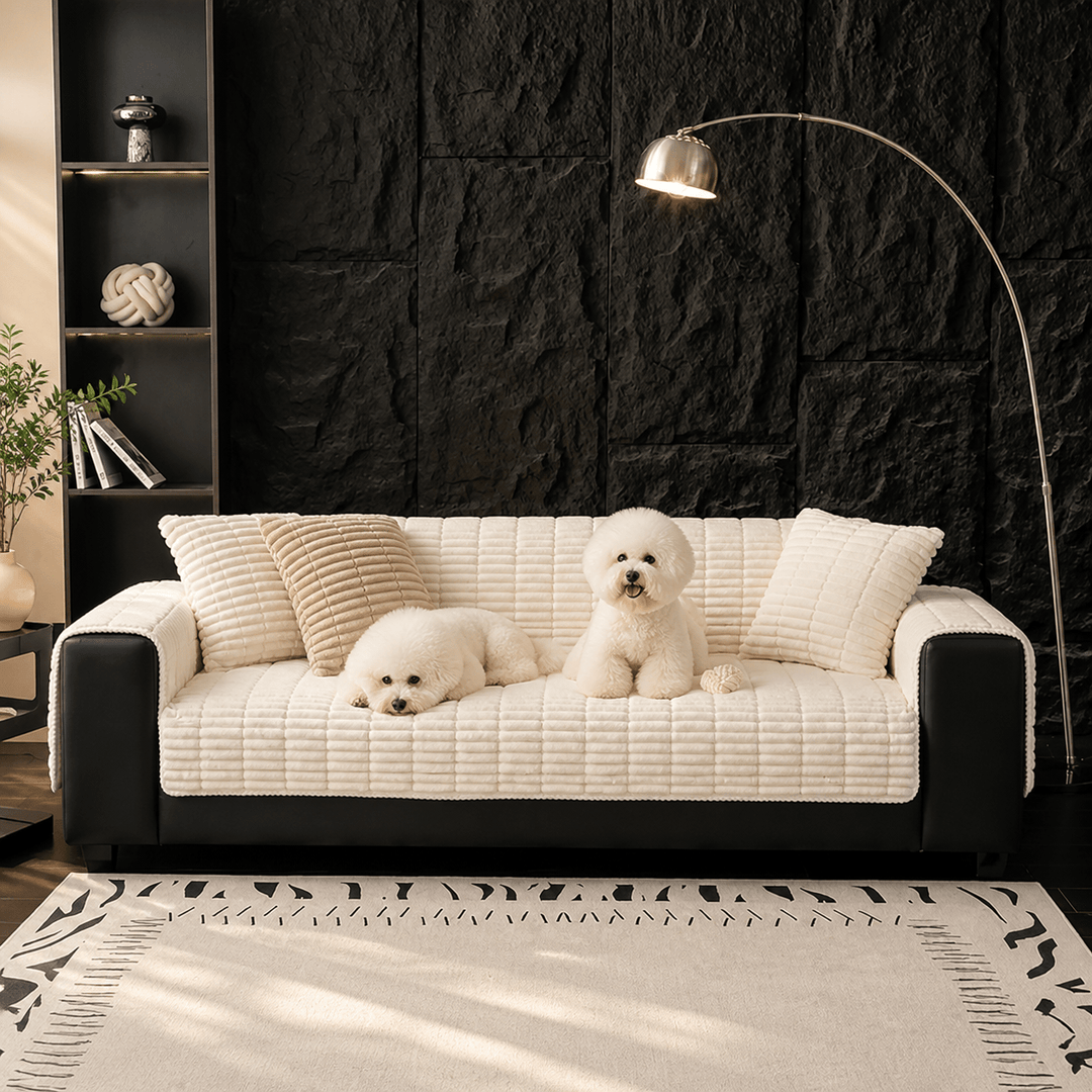 CloudRib Waterproof Flannel Pet Sofa Cover - Pawtique
